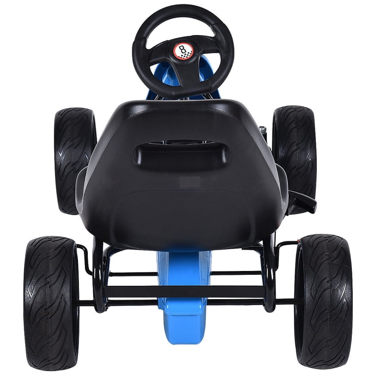 Costway, Kids Ride On Go Kart, Blue, Pedal Powered, 3-8 Years Old