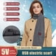 thumbnail image 1 of Envoltura de cuello calentada Envoltura de cuello calentada Bufanda calentada por USB Lavable Aliviar el dolor Bufanda de lana unisex de invierno Babero de calefacción para Anggrek BG1004, 1 of 8
