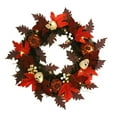 thumbnail image 1 of Halloween Garland Simulation Pumpkin Garland Maple Leaf Hanging Wreath for Halloween Decor, 1 of 10