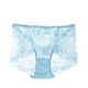 thumbnail image 2 of Puntoco Ropa interior breve para mujer, bragas transpirables de malla fina con encaje sexy de cintura media para mujer, 2 of 3