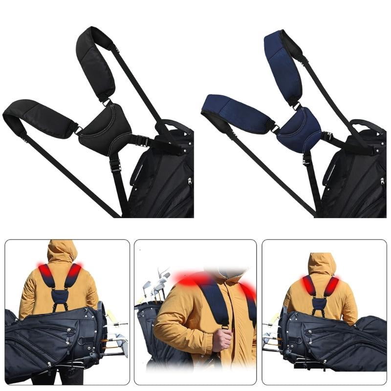 CEORPER Golf Bag Shoulder Strap Comfortable Double Shoulder Straps Adjustable Padded