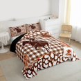 thumbnail image 3 of Feelyou Cowgirl Cowboy Twin Comforter Sets, Retro Boho Western Bedding Set, 2pcs, 3 of 8