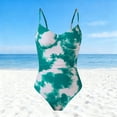 thumbnail image 2 of Enjoytime Tummy Control Swimsuits for Women Printed Slimming One Piece Swimsuit Modest Adjustable Bathing Suit Athletic Swimwear, 2 of 8