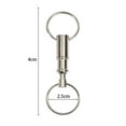 thumbnail image 4 of Pedty 1Pc Double-Headed Detachable Key Ring,Apart Quick Keyring Chain Keychain Pull Detachable Removable Release Key Tools & Home Improvement, 4 of 9