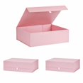 thumbnail image 1 of Caja de Regalo PLINJOY Extragrande Rosa 42x36x14 cm Paquete de 3, 1 of 7