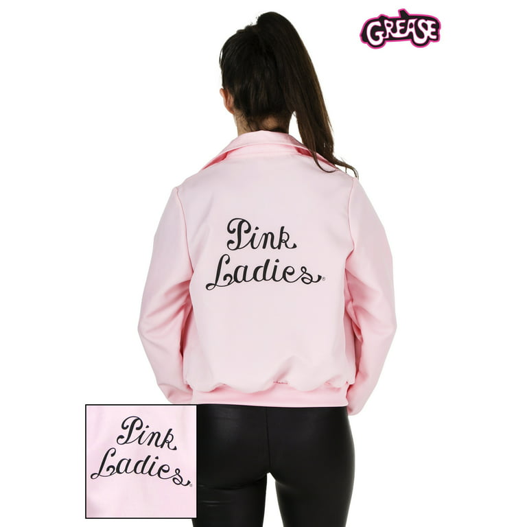 Plus Size Deluxe Pink Ladies Jacket Costume 