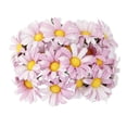 thumbnail image 2 of 100 X Cabezas De Flores Artificiales Tela Margarita Boda Fiesta Bricolaje Artesanía Rosa, 2 of 6