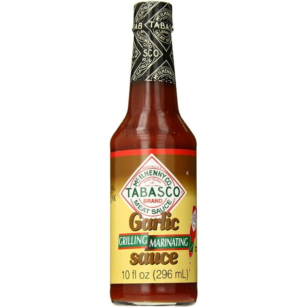Tabasco Garlic Sauce, Grilling/Marinating, 10 Ounce