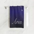 thumbnail image 3 of GZHJMY Aries Zodiac Constellation Astrology Horoscope Blue Starry Night Sky Galaxy Stars Outer Space Soft Bath Towel Absorbent Hand Towels Multipurpose for Bathroom Hotel Gym and Spa 30"x15", 3 of 3