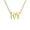 M, variant on SIfdSeng Delicate Gold Monogram Necklace for Women Cute Letter Name Choker Necklaces for Girls Simple Jewelry