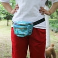 thumbnail image 2 of Women Workout Pouch Reflective Faux Leather Fanny Pack Cross Body Bag for Ladies, 2 of 6
