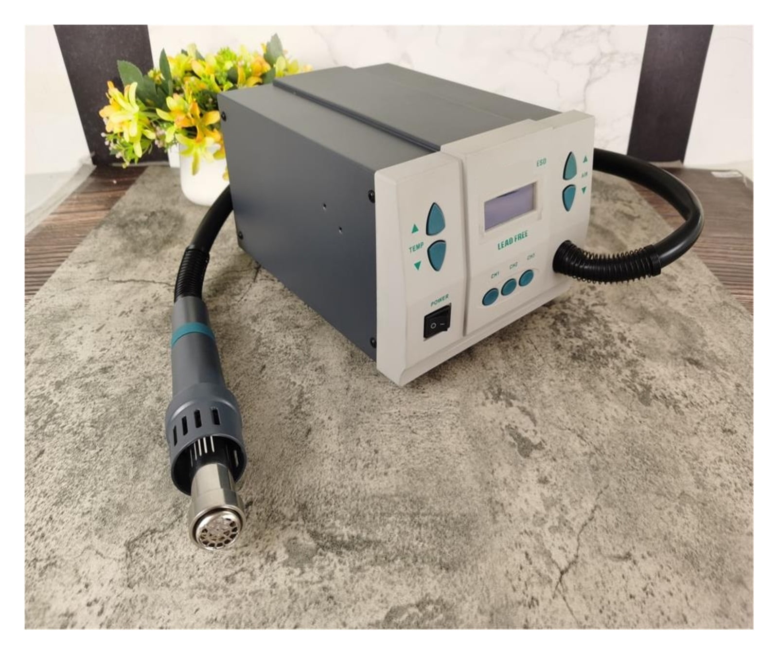 861DW Heat Gun Lead-free Hot Air Welding Station Hairdryer Soldering Hot Air Rework Station Hot Air GGun ,High Temperature Resistant