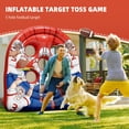 thumbnail image 2 of Juego inflable Football Target Toss con 4 balones de fútbol para niños, 2 of 7