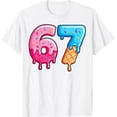 thumbnail image 1 of Six Seven Ice Cream Drip Cool Meme 67 Funny Number Camiseta, 1 of 2