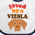 thumbnail image 4 of Inktastic Vizsla Dog Lover Boys or Girls Baby Bib, 4 of 4