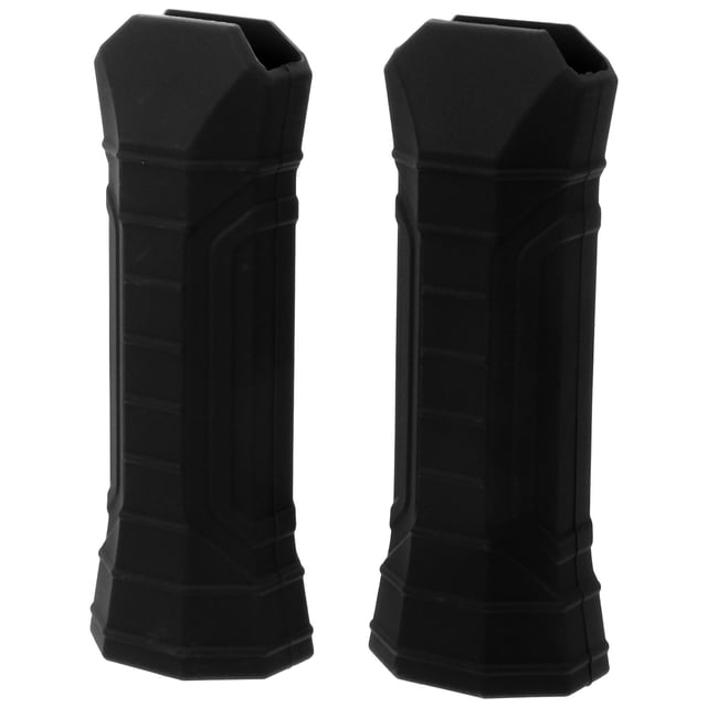2 fundas de agarre flexibles para raqueta, banda de agarre de silicona antideslizante para raqueta.