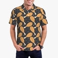 thumbnail image 1 of Fotbe Chicken Legs Camiseta Polo de Golf para Hombre con Estampado – Camisa Deportiva Transpirable con Cuello Abotonado-4X-Large, 1 of 6