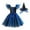 ZA-Blue-sales today clearance, variant on MKOSPLRT Girls' Witch Mesh Midi Dress 2-12 Years Tulle Party Dress with Flutter Sleeves Halloween Witch Outfit Pointed Hat