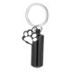 thumbnail image 5 of Llavero con colgante de cremación para mascotas, mini urna cilíndrica, urna práctica para cenizas Negro, 5 of 9