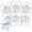 Default, variant on 60 count NFC Tags NTAG216 Chip, Programmable NFC Stickers with Adhesive Labels - 888 Bytes Memory, Rewritable RFID Tags, Works with NFC-Enabled Smartphones & Devices(25mm Moist)