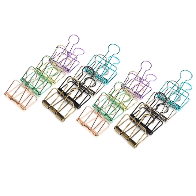 Clips de Liant Creux, Clips de Liant Multicolores Durables Élégants de Mode Simple, pour la Cuisine de Bureau