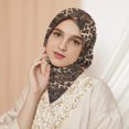 thumbnail image 2 of Shawls and Wraps for Evening Dresses Scarf For Islam Folk-Custom Cashew Scarf Muslim Head Vintage Shawl Scarfs Women Wrap Lady Printing Hair Scarf Women Travel Neckerchief Neck Wrap Silk Scarves, 2 of 4