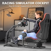 Marada G29 Racing Simulator Cockpit with Gaming Chair Fit Logitech Thrustmaster T80 T150 T300RS,T248