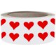 thumbnail image 1 of Pegatinas de corazón pequeñas de color verde real, 1/2 pulgada, pegatinas de corazón rojo para envoltorios de regalo y obsequios de fiesta en un rollo (13 mm), paquete de 1250, 1 of 1