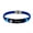 Blue, variant on Glow in the Dark Medical Alert ID Leather Bracelet for Men Women, Diabetic/Epilepsy/Blood Thinner Identification Alarm Wristband for Meds Disease Allergies Awareness Jewelry for Emergency
