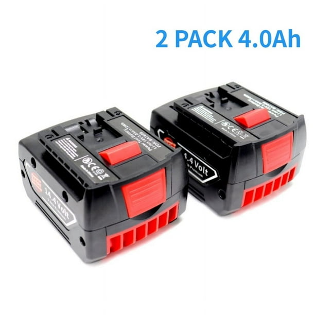 Batería Recargable para Herramienta Eléctrica Bos-ch 14.4V 6.0Ah para GBH GDR GSR DDS180 BAT614G (KC) Batería de Reemplazo Li-ion
