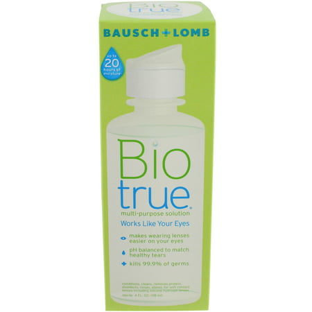 Bausch & Lomb Contact Lens Solution for Soft Contact Lenses Multi-Purpose Solution, 4 oz
