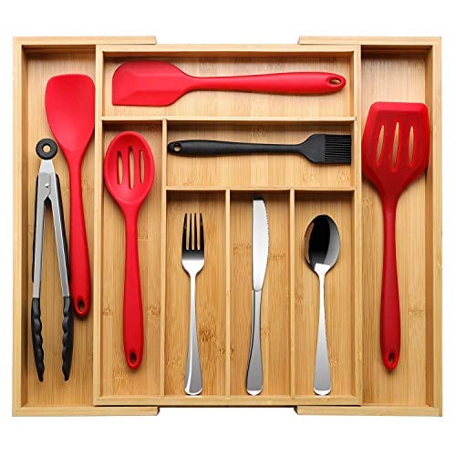 Kitchen Drawer Organizer Bayka Expandable Silverware Tray 100