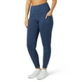 thumbnail image 3 of No nonsense Women's Every Day Pocket Legging, Blue Heather, X-Large, 3 of 5