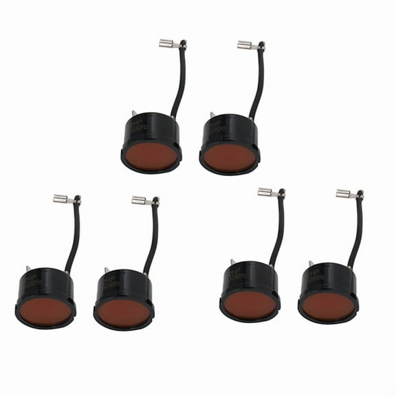 6Pcs 1/2HP 375W Refrigerator Thermal Overload Protector Compressor Replacement Part for Mini Refrigerator, Wine Center
