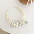thumbnail image 4 of Hair band headbands for women/Girls Non-slip hairband Comfy Hair Hoop Resin teeth Comb, 4 of 5