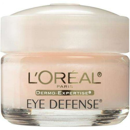 7 Inch Tiger Eye - L'Oreal Paris Dermo-Expertise Eye Defense Under Eye Cream for Dark Circles, 0.5 oz.
