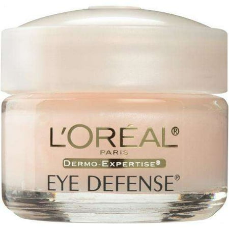 L'Oreal Paris Dermo-Expertise Eye Defense Under Eye Cream for Dark Circles, 0.5 (Best Eye Cream For Sagging Eyelids)