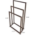 thumbnail image 3 of Towel Rack for Bathroom Storage Freestanding Towel Bar Stand Hand Towel Holder Ladder Drying Rack Bathroom Organizers Accessories for Bath Storage & Hand Towels, 3 of 5