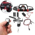 thumbnail image 3 of Parachoques Delantero, Parachoques Delantero De Metal, Reemplazo Duradero Confiable Con LED Para TRX4 SCX10 RC Car OTVIAP Front Bumper, 3 of 8