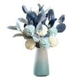 thumbnail image 2 of Vase Ceramics Wide Mouth Solid Color Minimalism Style Artificial Flowers Matte Home Decor Flower Pot, 2 of 18