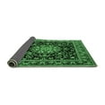 thumbnail image 2 of Ahgly Company Indoor Round Persian Emerald Green Traditional Area Rugs, 6' Round, 2 of 4