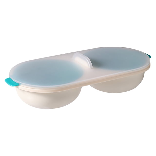 Egg Steamer 2 Breakfast Set Cute Box Convenient Cooker Multifunctional Egg 2 Sandwiches Boiled Cooker Brush Pan Sandwich Poacher Boiled Pan 2 Egg Poacher