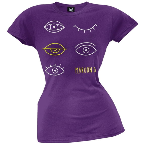 Maroon 5 Women's Juniors Eyes Short Sleeve T Shirt