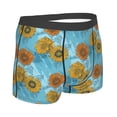 thumbnail image 4 of Uemuo Sunflowers Pattern Men's Boxer Briefs,Trunk Anti-Chafing,Comfortable, Durable, and Stylish Underwear-Large, 4 of 9