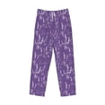 thumbnail image 4 of Xecao Lavender Flowers Men's Straight Lounge Pajama Pants: The Ultimate in Comfortable Sleepwear, 4 of 9