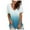 Light Blue summer tops for women, variant on USSUMA Tie Dye Summer Tops For Women 2023 Trendy V-Neck Short Sleeve Womens Tops Summer Basic Juniors Tops Blouses