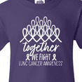 thumbnail image 4 of Inktastic Together, We Fight Lung Cancer Awareness Youth T-Shirt, 4 of 5