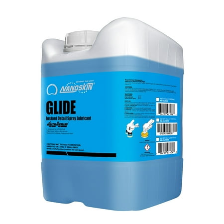 Nanoskin GLIDE Silicone Free Spray Detailer 5 Gallons - Use with Autoscrub/Clay Bar After Car Wash | Leaves No Residue Before Wax Sealant Coating | Automotive, Home, Garage, DIY & More | Concentrated