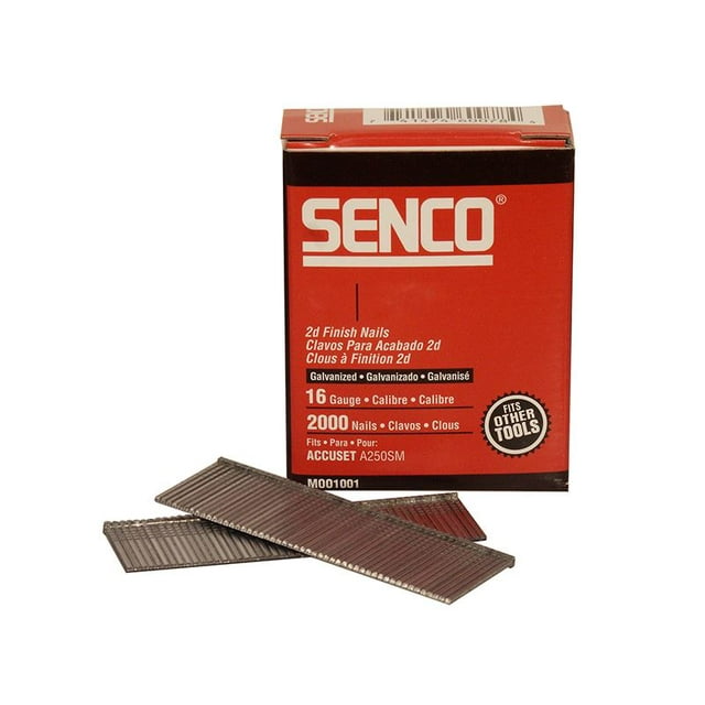 Senco - Clous Droits 16G x 55mm (Pack 2000)