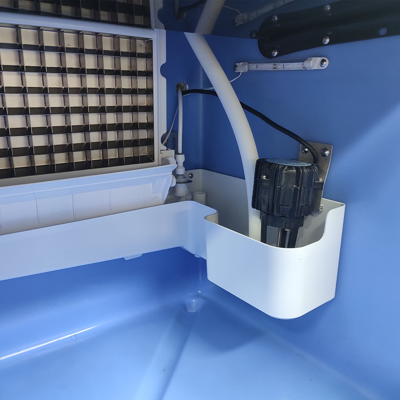 330LBS Freestanding Stainless Steel Ice Machine with Filter Water Cooled Ice Making Machine